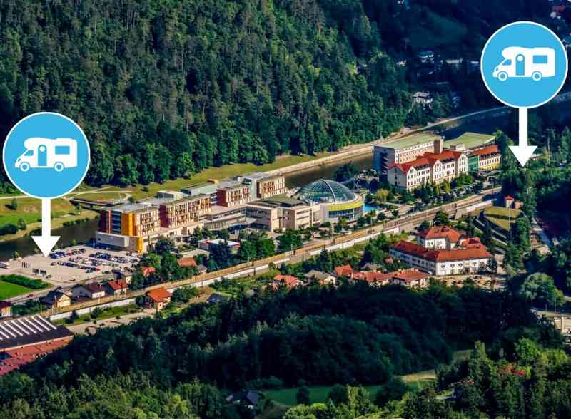parking za avtodom v bližini term